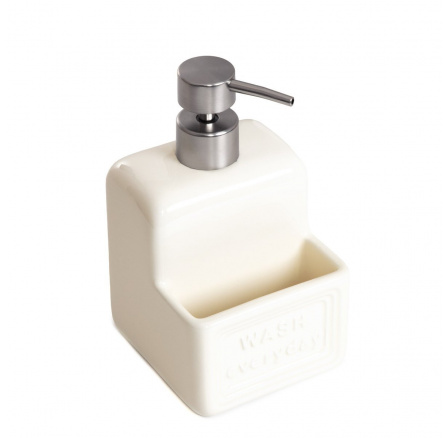 Dávkovač mydla SYLAN krémový 10x17 cm