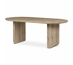 Stôl jedálenský, 200x100x76 cm, MDF doska, 3D dekor dub san remo.