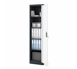 Skriňa ALEXA ANTRACIT RAL7016 + BIELA RAL9004 H1850*Š450*H400