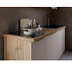 Dvířka na myčku s panelem SOLEA - ZM 570x596, Dub Artisan/Kašmír
