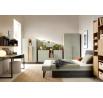 Regál SERGIO SE 4, Eukalyptus/Dub Baltic Dune/Čierny Onyx