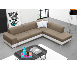 Rohová sedacia súprava Darla P sv.hnedá