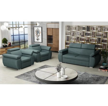 Sedacia súprava Bodie 3+1+1 svetlo sivá