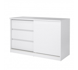 Komoda SIMPLICITY 207, Biely lesk