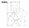 Kancelárske kreslo FABIO čierne