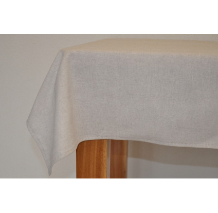 Obrus 90x90 motív jednofarebný béžový