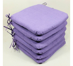 Sedák 40x40 cm látka fialový melír - set 6 kusov