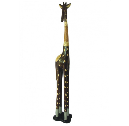 Žirafa Afrika čierna 80 cm Žirafa Afrika čierna 80 cm
