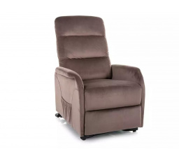 Rozkladacie kreslo JUPITER M, VELVET cappuccino bluvel 38
