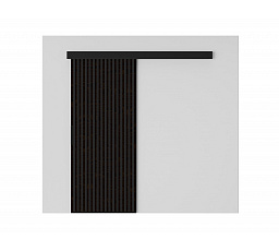 Perion 86 Drzwi Przesuwne Wenge+Czarny