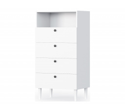 Dullum 60 Regál Biely Biely 60x40 Nie je použiteľné