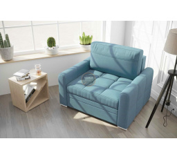 Kreslo VERONA 105 cm - modrá