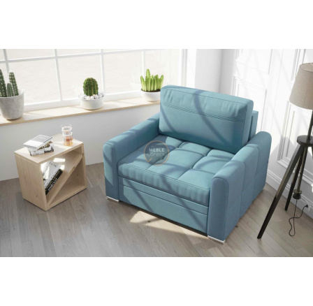 Kreslo VERONA 105 cm - modrá