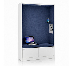 SALLYN 1150mm korpus Biely - sedák Modrý