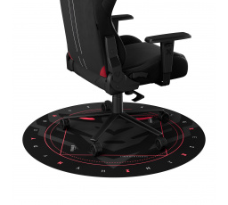 Podložka pod Herné kreslo ochranná čierna s motívom Dabel Chairs