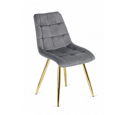 Stolička CARO Sivá Zamatová