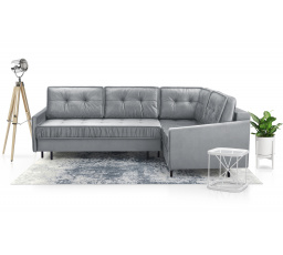 Rohová sedacia súprava ALASKAN, Monolith 84, Ľavá