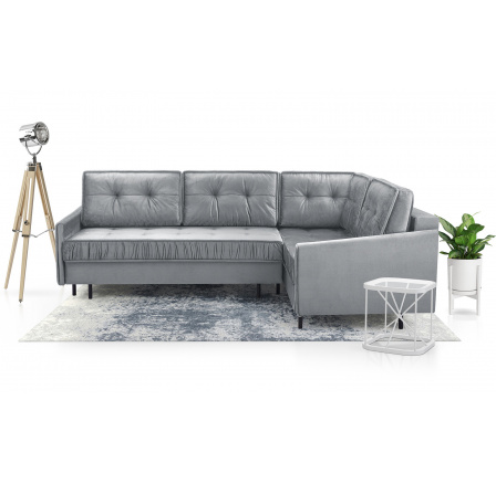 Rohová sedacia súprava ALASKAN, Monolith 84, Ľavá