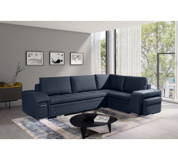 Rohová sedacia súprava Alana P modrá