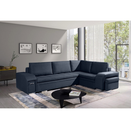 Rohová sedacia súprava Alana P modrá