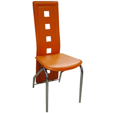 Jedálenská stolička F-131 oranžová