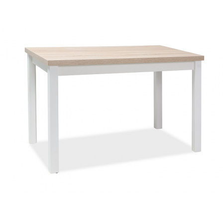 ADAM TABLE DUBB SONOMA / WHITE MAT 100x60