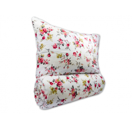 Obliečky bavlna 140x200, 70x90cm Rosario red