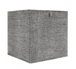 Krabica do regálu 30x30cm sivá tmavá    Cube