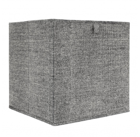 Krabica do regálu 30x30cm sivá tmavá Cube Krabica do regálu 30x30cm sivá tmavá Cube
