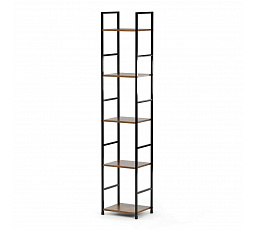 Regál, mdf, hnědá, GD-215 OLW