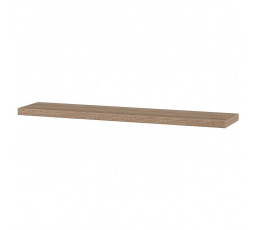Nástenná polica 120 cm, MDF, 3D dekor dub sonoma, balené v ochrannej fólii