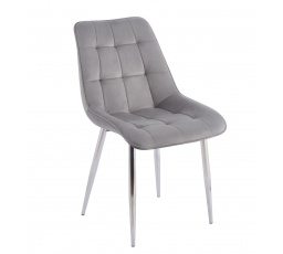 PREDPREDAJ -15% do 02.03 ! Stolička velvet - Riviera 91 sivá J262-1 (S)
