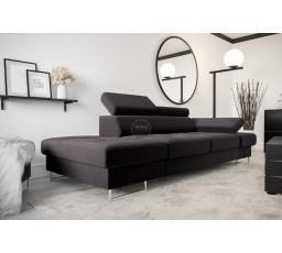Sofa GALAXY II leňoška 235 cm - grafit, ľavá strana