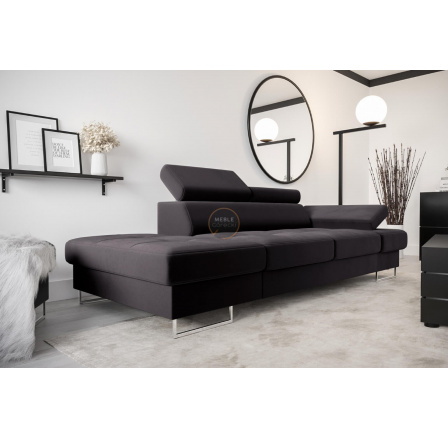 Sofa GALAXY II leňoška 235 cm - grafit, ľavá strana Sofa GALAXY II leňoška 235 cm - grafit, ľavá strana