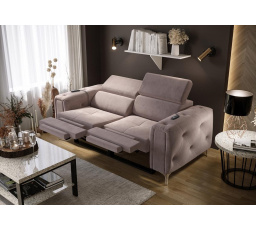 Sedačka ORION II, relax 190 cm - fialová