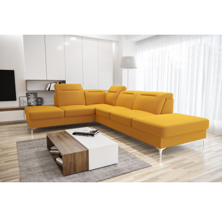 Rohová sedacia súprava OSLO 295x220 - žltá, ľavá Rohová sedacia súprava OSLO 295x220 - žltá, ľavá