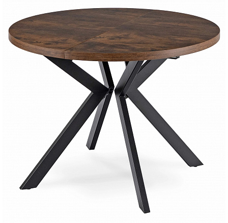 Stôl LUKAS Rozkladací 100-250 cm Dub Rustikálny/Čierny