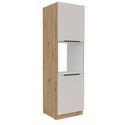 Kuchyňská skříň pro vestavnou troubu SOLEA - 60 DPS-210 2F, Dub Artisan/Kašmír Kuchyňská skříň pro vestavnou troubu SOLEA - 60 DPS-210 2F, Dub Artisan/Kašmír