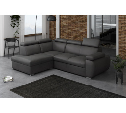 Rohová sedacia súprava Bodie IV ľavá tmavo sivá