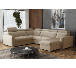 Sedacia súprava Petrit U pravá Paros béžová