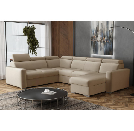 Sedacia súprava Petrit U pravá Paros béžová