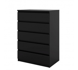 Komoda SIMPLICITY 231, Čierny mat