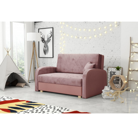 Rozkladacie kreslo Vivian Soft II - ružové Rozkladacie kreslo Vivian Soft II - ružové