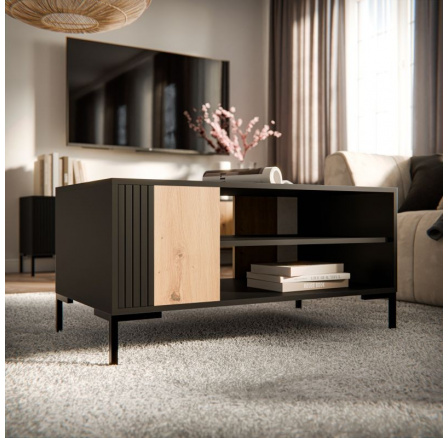 Konferenčný stolík MERCI, čierna/artisan