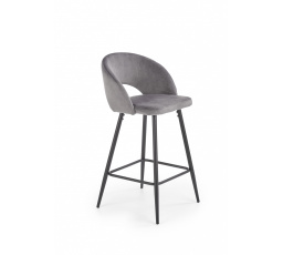 Barová stolička H96, sivá