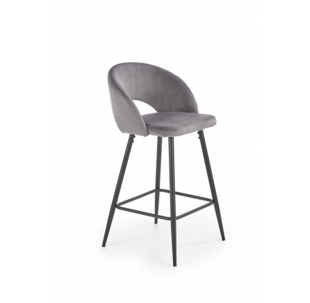 Barová stolička H96, sivá