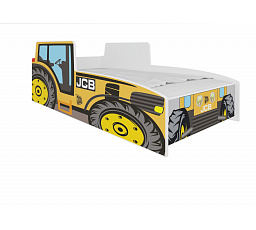 Posteľ s matracom TRACTOR YELLOW 140x70 Žltá