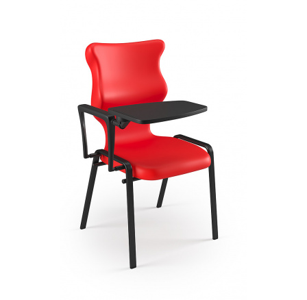 Študentská stolička Plus veľkosť 6 sedadlo červené/opierka sivá Študentská stolička Plus veľkosť 6 sedadlo červené/opierka sivá