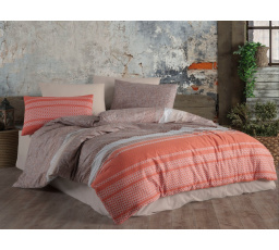 Bavlnená obliečka na vankúš Tibora salmon 50x50