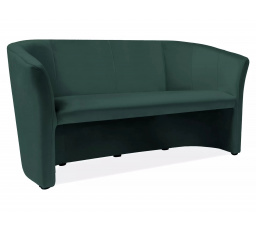 Pohovka TM-3, Velvet green bluvel 78/ wenge